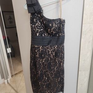 Eliza J beautiful cocktail one shoulder  dress size small